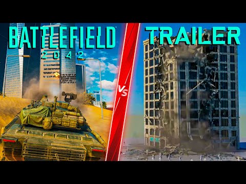 Battlefield 2042 E3 vs Retail - Direct Comparison! Attention to Detail & Graphics! PC ULTRA 4K