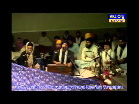 038 Toronto Dec. 2014 Smaagam - Thursday Morning Keertan - B. Lovepreet Kaur Jee Hamilton