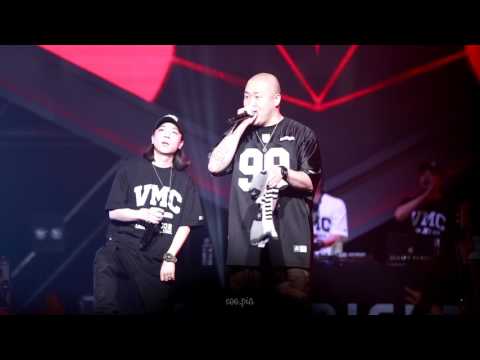 170617 넉살(Nucksal) - Nuckle Flow + 악당출현 (feat. ODEE, Deepflow, Don Mills, 우탄) @ Be the Night