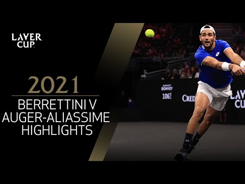 Match 2 Highlights - Berrettini v Auger-Aliassime | Laver Cup 2021