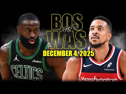 Boston Celtics vs Washington Wizards Full Game Highlights – December 4, 2025 | NBA Season