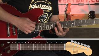 How to play - Jumpin' Jack Flash - chorus - Rolling Stones - guitar lessons