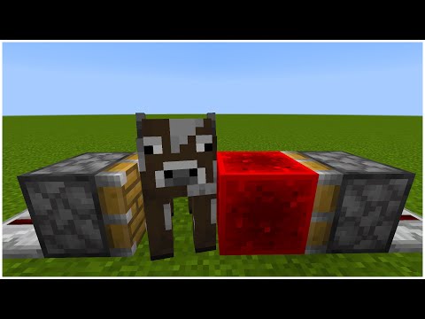 CraftSon - redstone block + cow