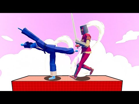 ALL MELEE UNITS TOURNAMENT - TOTALLY ACCURATE BATTLE SIMULATOR