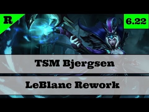 TSM Bjergsen LeBlanc Rework | Pro Mid Gameplay | Season 7 | 6.22 Assassin Rework | LeBlanc Rework