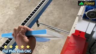 Máy dán cạnh No line bàn giao tại Hà Nội | Máy dán chỉ Acrylic không đường keo PRO-900K