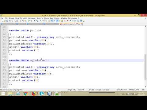 Hospital Management Project JSP MYSQL Part 2 | By Pankaj Panjwani