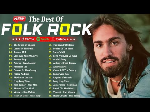 Folk Song Collection 🌵 The Best Of Classic Folk Songs 70's 🌴 Folk & Country Music