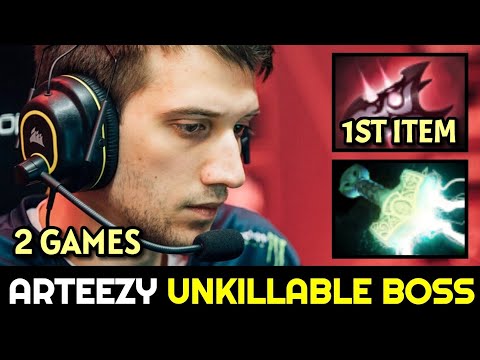 ARTEEZY Unkillable Raid Boss (2 Games) 100% Outplay Enemies Dota 2