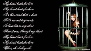 Miley Cyrus - My Heart Beats For Love / with lyrics on screen