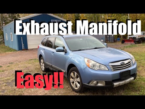 2006-2012 Subaru Outback exhaust manifold replacement