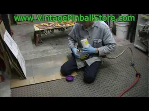 How to Clear Coat a Pinball Playfield - Part 3 (PinDude Pinball Project)