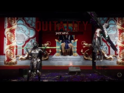 MK11: Jade Made Kitana Player Rage Quit/Quitality