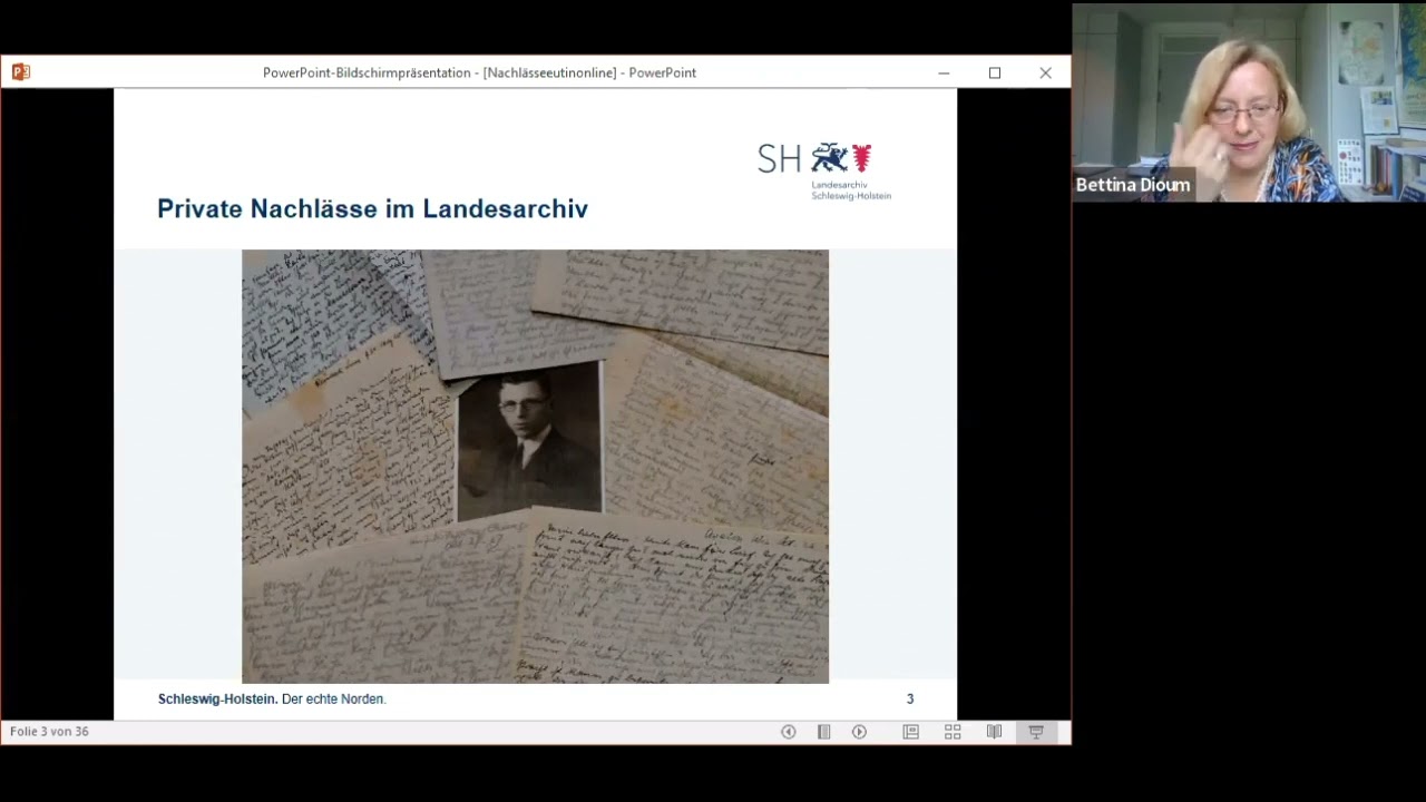 Private Nachlässe im Landesarchiv SH