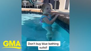Swim instructor warns parents not to buy blue swim
