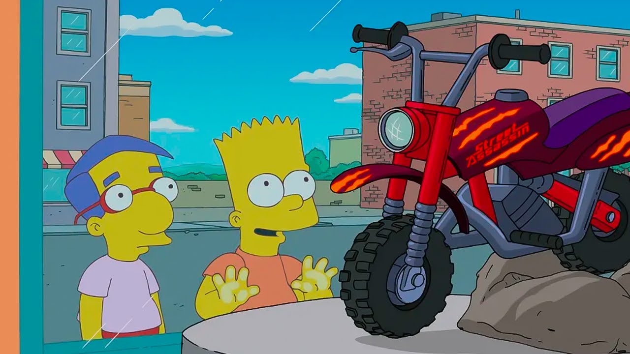 A NOVA MOTOCICLETA DE BART | OS SIMPSONS