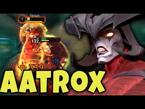 Wild Rift Aatrox Baron Lane Gameplay in Season 20 (Build & Runes)