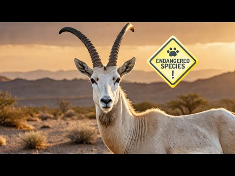 The Addax Antelope - The World's Most Endangered Animal