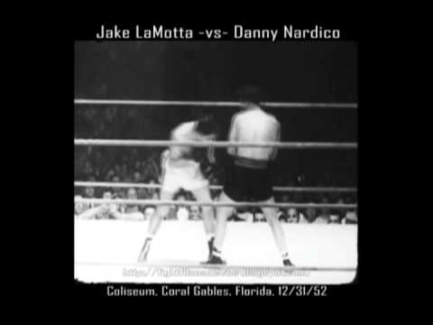Jake LaMotta -vs- Danny Nardico 12/31/52 | "The Knockdown" (16mm Film Transfer)