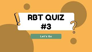 RBT Practice Exam Quiz #3 | Quizzma