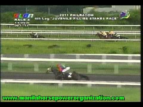 2011 PHILRACOM 4th Leg JUVENILE FILLIES STAKES MHP SLLP  SEPT. 17, 2011 RACE 4 HUMBLE RICHES.mpg