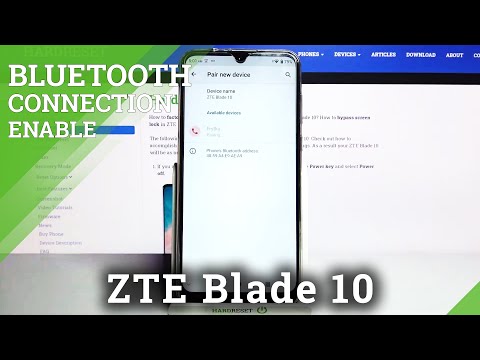 Bluetooth Connection – Link Device with ZTE Blade 10 via Bluetooth