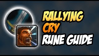 How to get the Rallying Cry Rune for Warriors