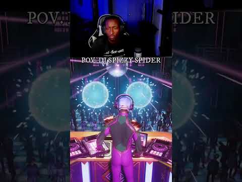 DJ SPIZZY SPIDER WAS LIT! 🔥  #Spiderman2 #Gaming #Ps5 #Marvel #Spiderman #Playstation #Shorts