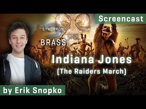 John Williams - Indiana Jones: The Raiders March - Screencast by Erik Snopko