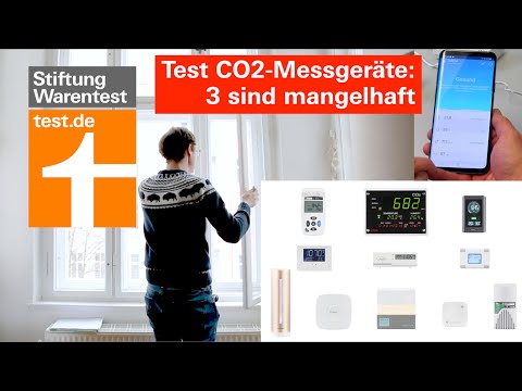 Test CO2-Messgeräte 2021: 3 x Mangelhaft bei CO2-Ampeln (Raumluftsensor Test Stiftung Warentest)