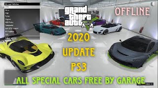 Gta5 offline 2020 update /unlock all special cars in your garage Story Mode / PlayStation 3