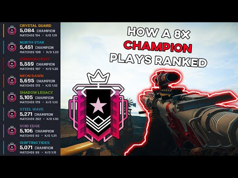 How A 8x CHAMPION Plays Ranked Ranked Highlights - Rainbow Six Siege