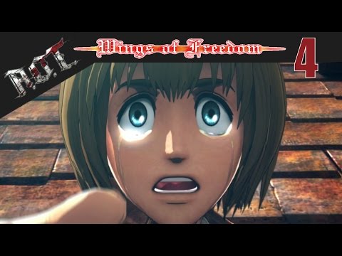 Attack On Titan: Wings Of Freedom PS4 / PS3 / PS VITA Let's Play Walkthrough Part 4 - Loss