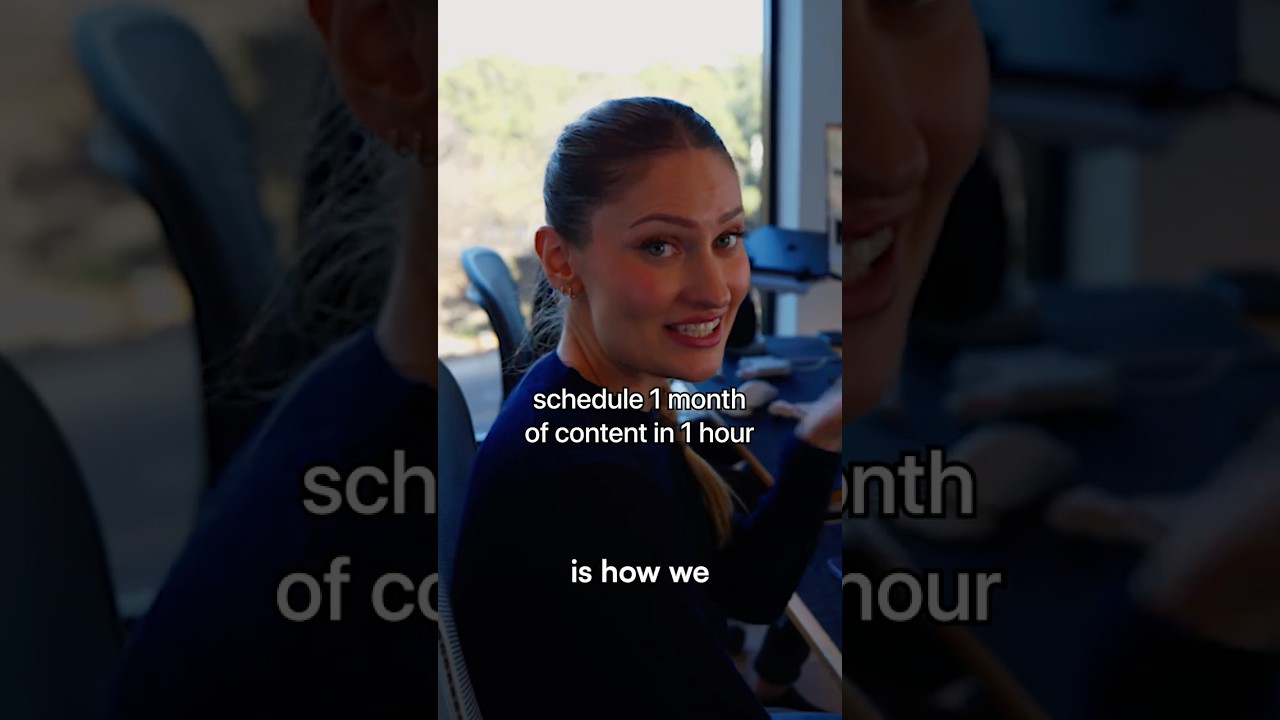 Schedule 1 month of content in 1 hour