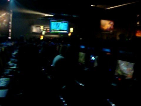 Blizzcon 2008 View of Starcraft Gaming Area