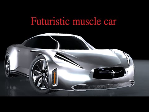 I built futuristic muscle car   (Automation:The Car Company Tycoon Game)