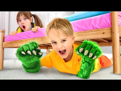 What's Hiding Under the Bed? | Monster Teamwork Adventure