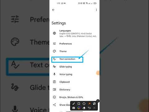 how to text correction in Realme Narzo 50A , auto correction kaise on kare