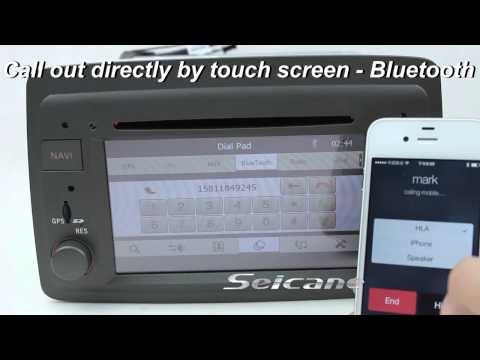 Upgrade 2004-2012 Fiat Panda stereo radio to touch screen sat navigation system bluetooth DVD Aux