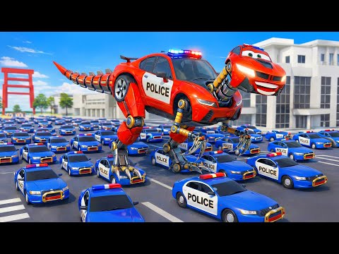 The Unexpected Fire at the Gas Station 🔥🚨 | Police Car & Friends Emergency Rescue Cartoon