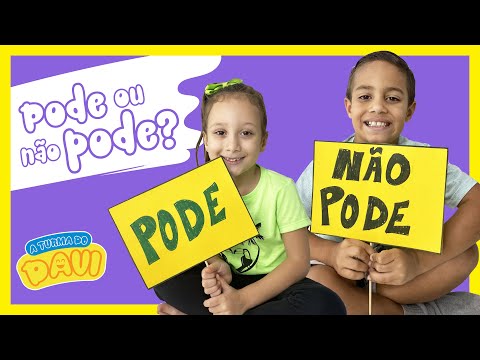PODE OU NÃO PODE? - REGRAS DE CONVIVÊNCIA, COMBINADOS E BOAS MANEIRAS.