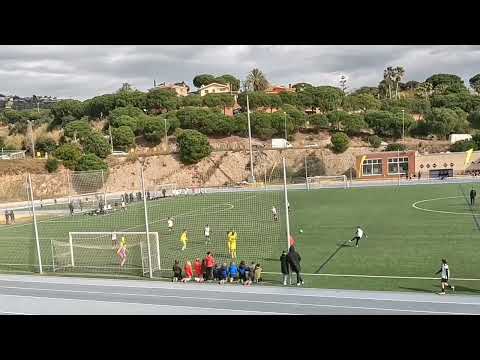 Gol de Mauro Minguez, del alevin B Fundación Vcf