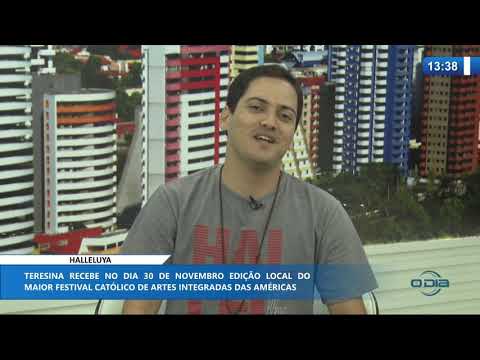 O DIA NEWS 22 11 2019  Felipe Diniz (responsaÌvel local Shalom Teresina) - Halleluya
