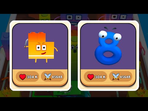 Merge Number Lore Block Run ' Number Run Merge 3D ' - Merge Simulator Battles »abcd » 123456789