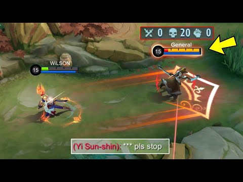 GLOBAL LANCELOT TARGET LOCK ENEMY MARKSMAN!! ( HE CRIED!🤣 )