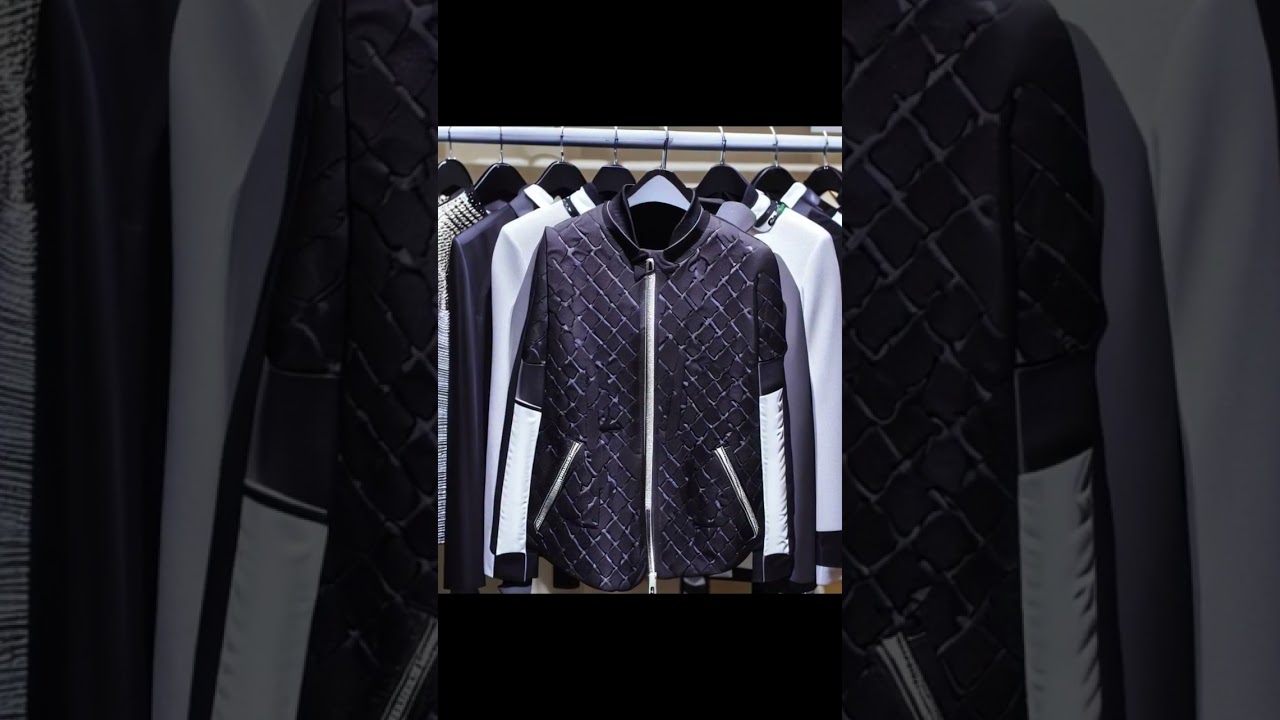 A Black Quilted Jacket - StylingAI_ #ai #fashion #design #style