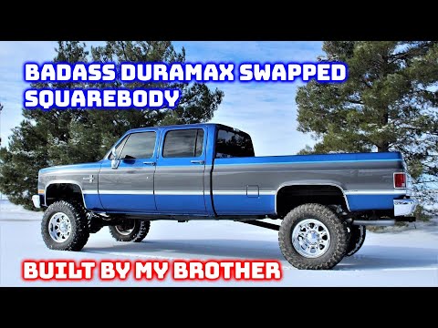 The Most BadA** Squarebody Duramax Swap In The World...