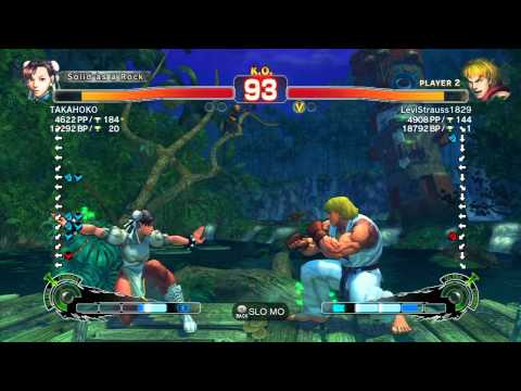 TAKAHOKO (Chun-Li) vs LeviStrauss1829 (Ken) - SSF4 Arcade Edition Xbox Live Ranked Match
