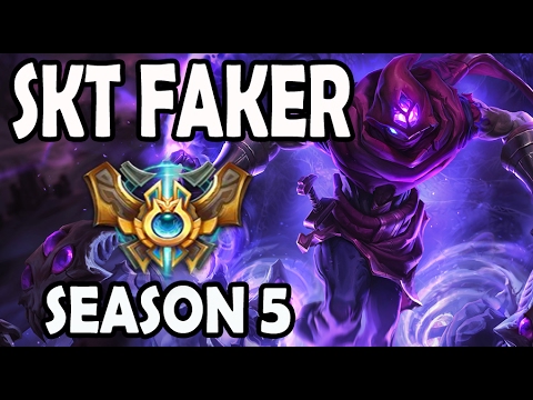 SKT T1 Faker Malzahar vs Kassadin MID Ranked Challenger Korea