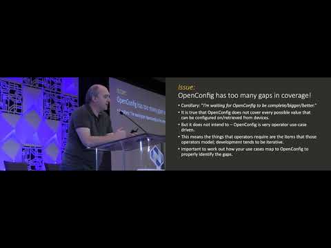 Lightning Talk: OpenConfig in reality